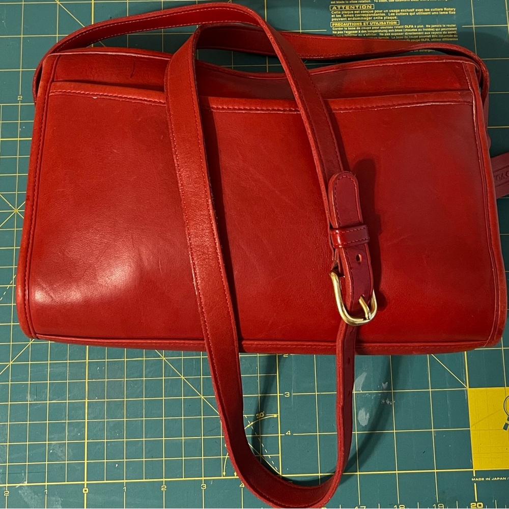 Coach red purse